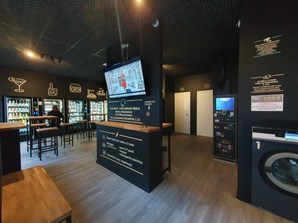 Lavanderia self-service con OneLaundry GOLD